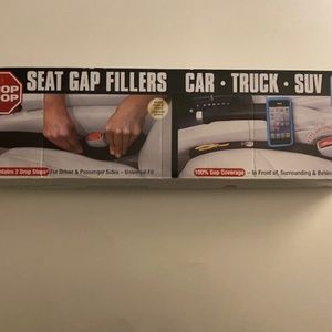 Drop Stop Seat Gap Fillers for Car, Truck or SUV - 2 Pack NWT